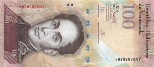100 Bolivares 2015